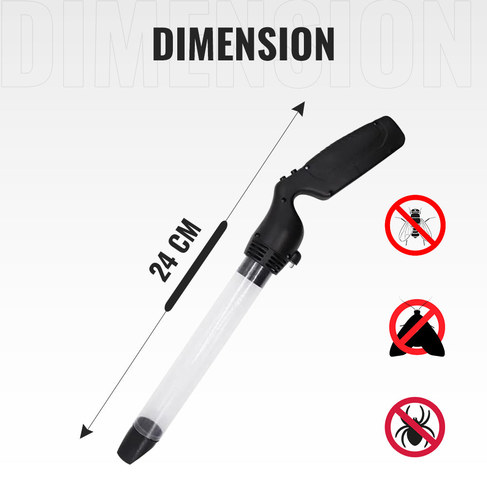 24 CM Battery Operated Vacuum Bug Catcher with LED Light