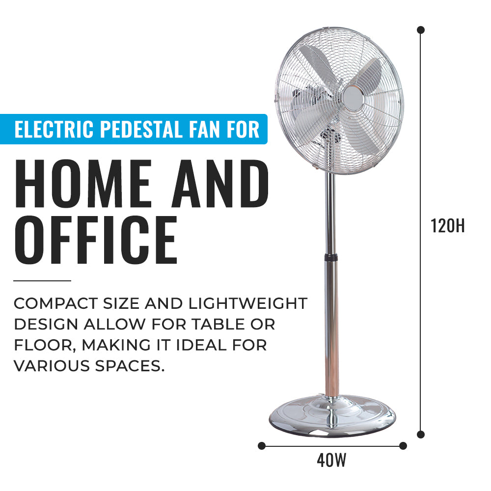 Chrome Pedestal Fan