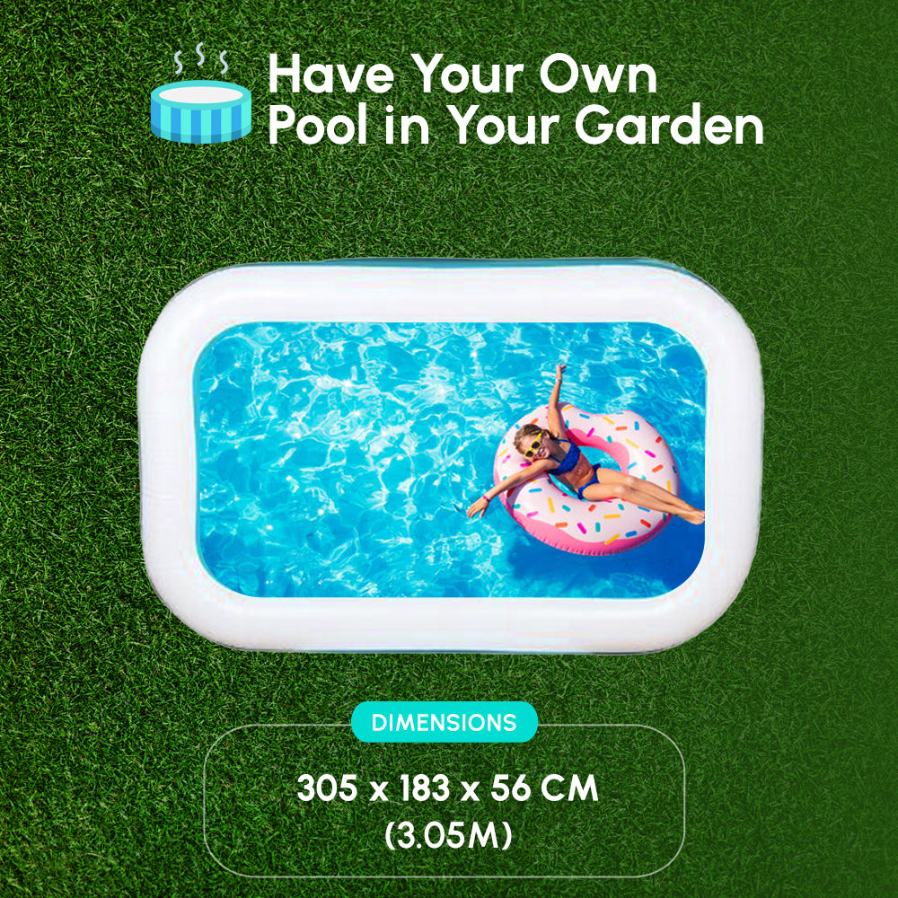 Rectangular Pool for Family