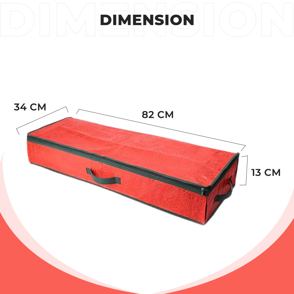 Dimension of Christmas wrapping paper storage case
