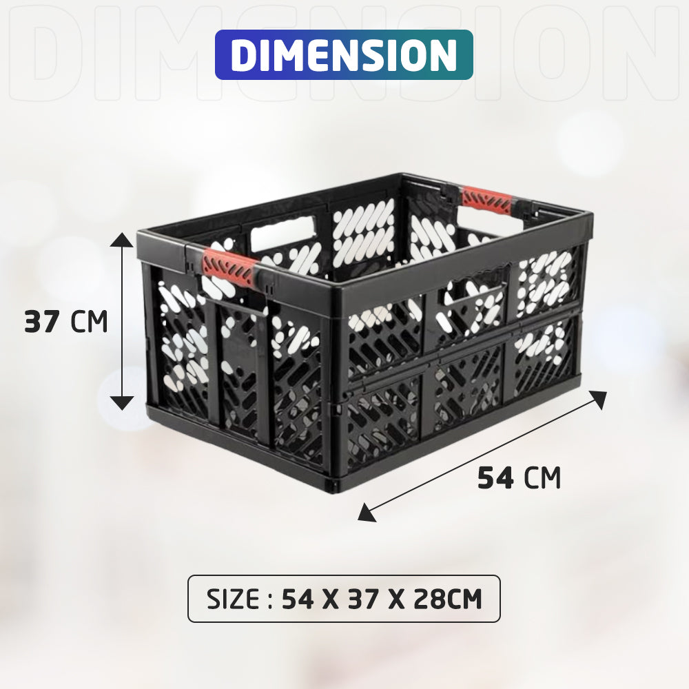 Dimension of Graphite 45 Litre Folding Storage Box