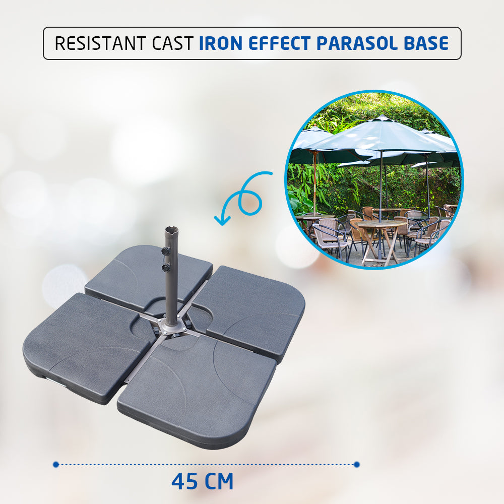 Dimension of 15 Litre Garden Parasol Base