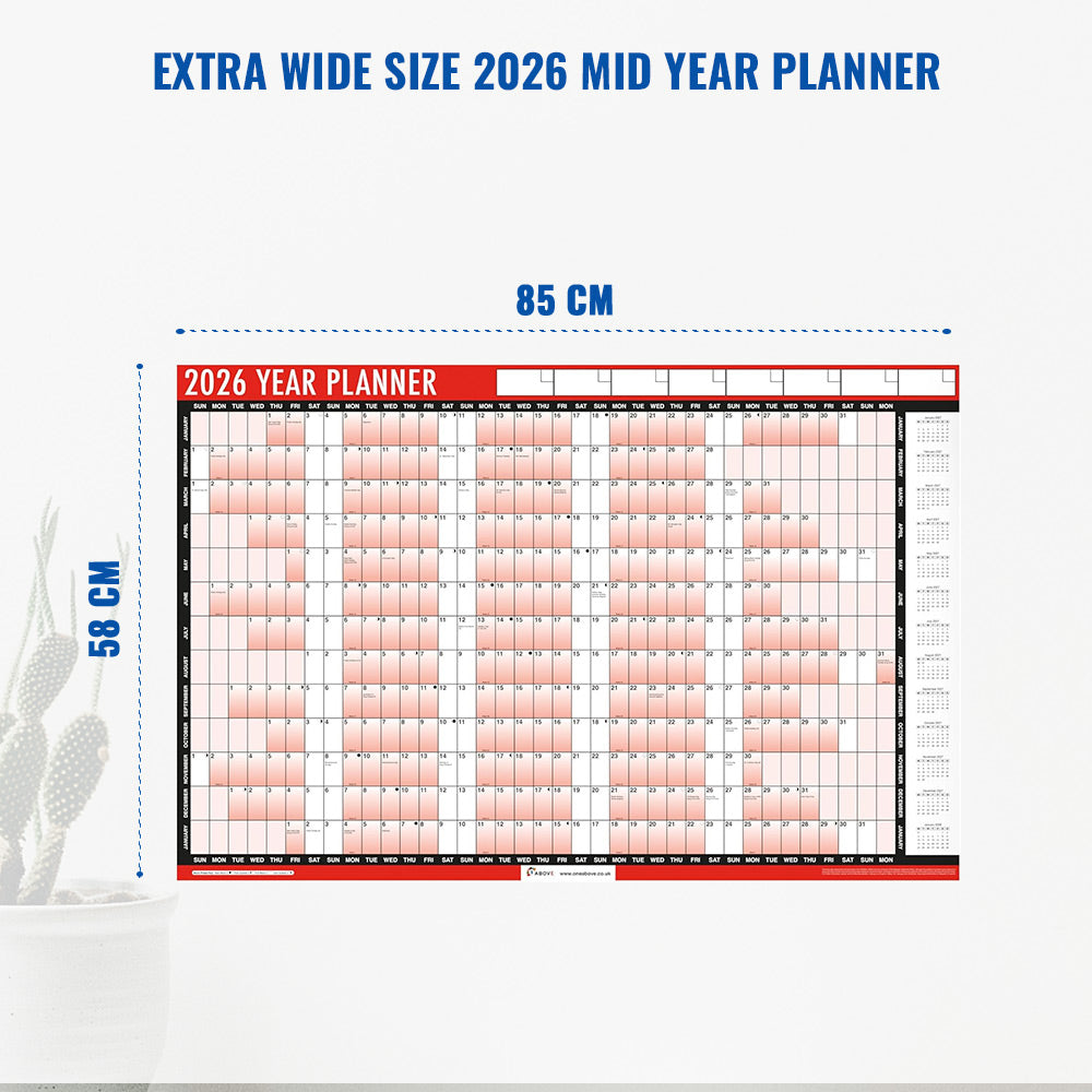 2026 Year A1 Stratified Wall Calendar