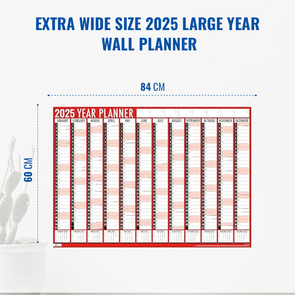 2025 A1 Large Wall Planners - Dimension
