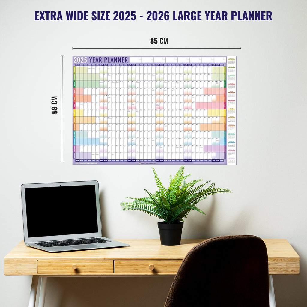 2025 Year Wall Planner A1 Large