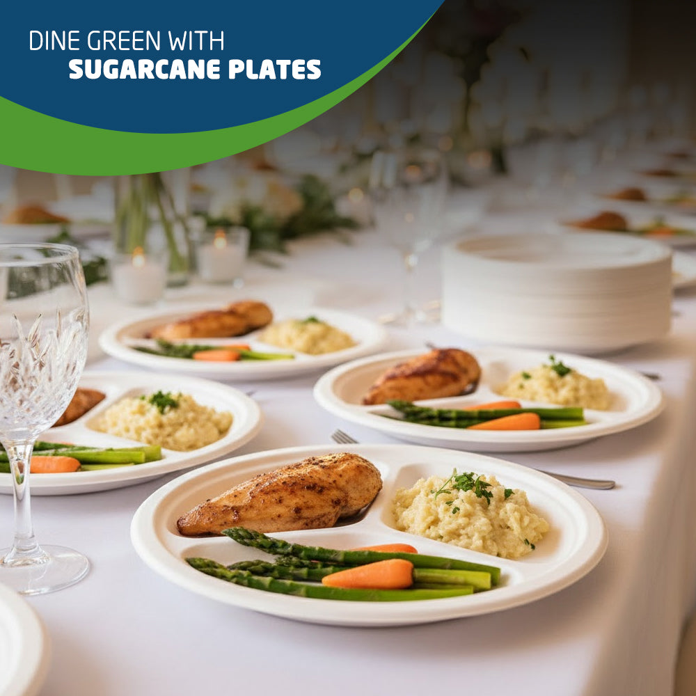 Disposable Bagasse Plates