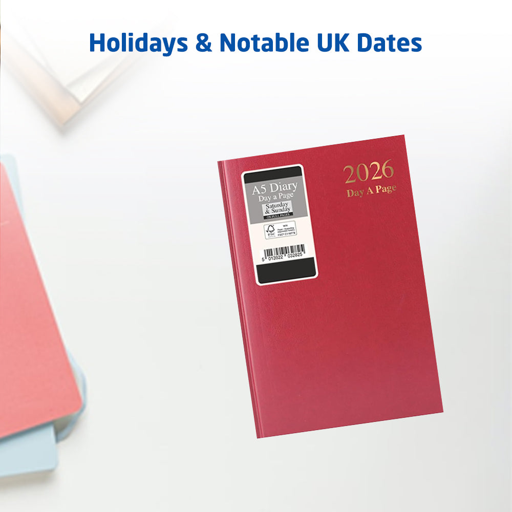 2026 A5 Day-to-Page Diary