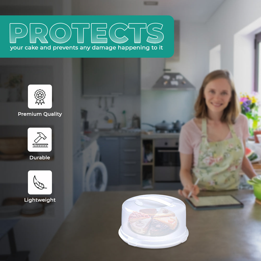 Round Plastic Cake Box