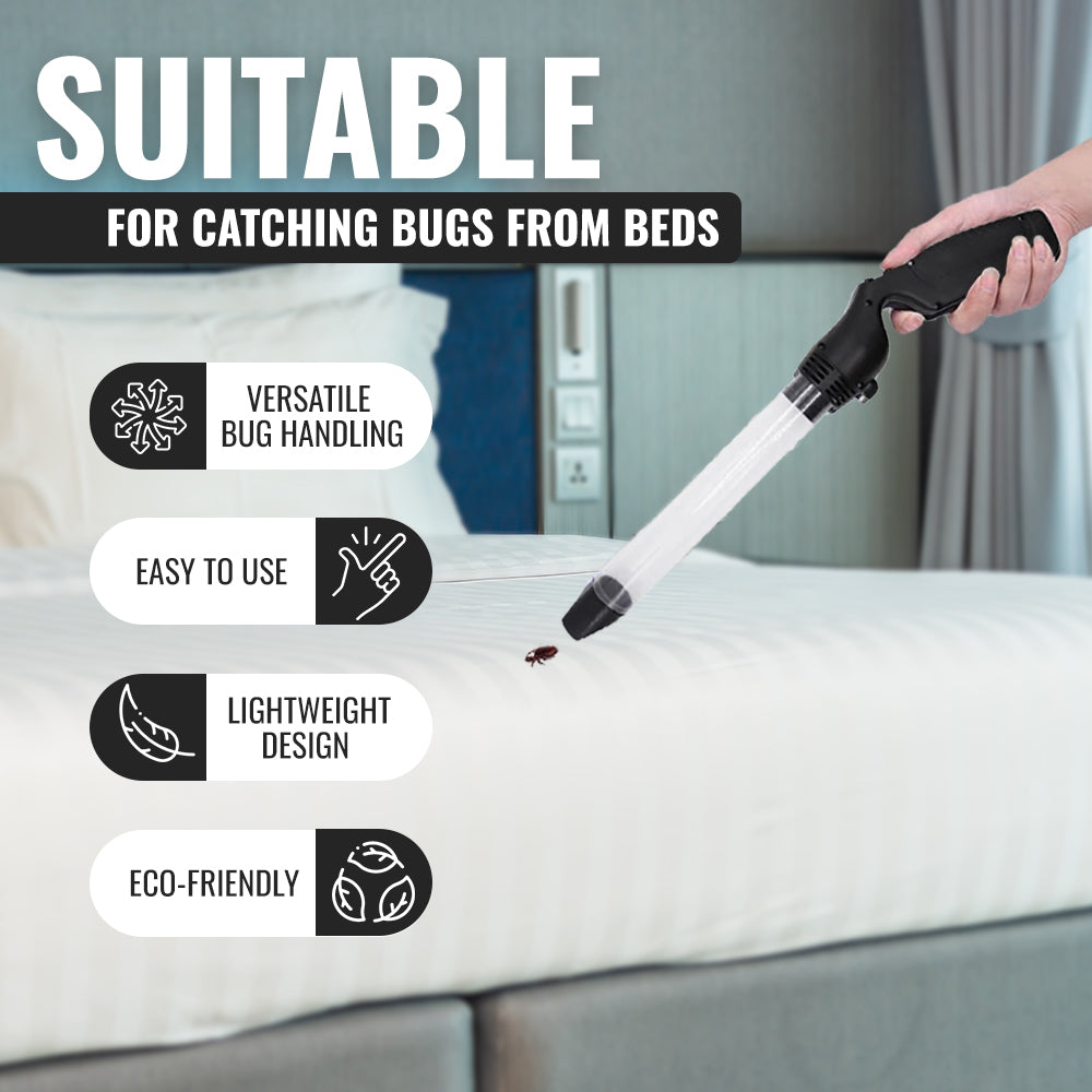 Battery Operated Vacuum Bug Catcher with LED Light