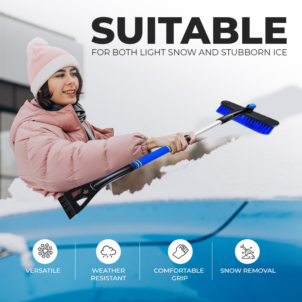 Extendable Ice Scraper & Snow Brush