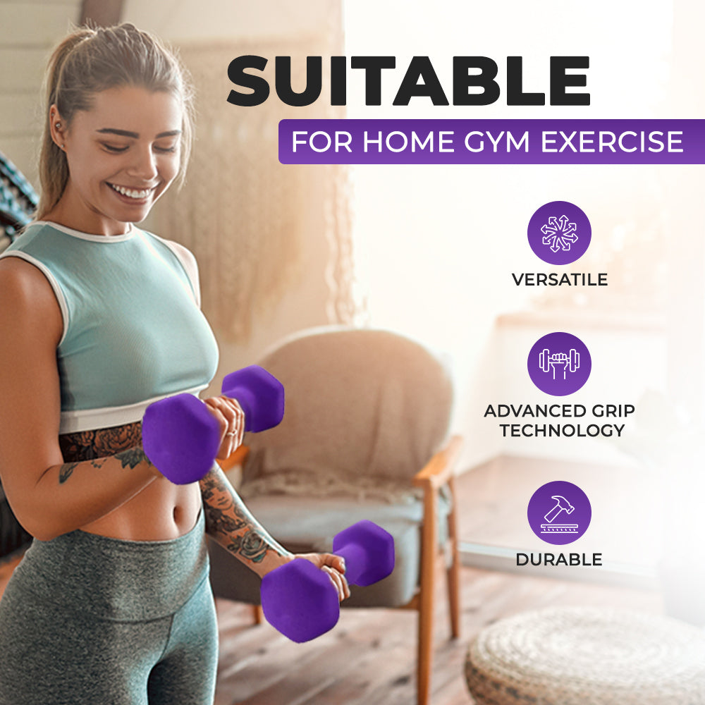 Features Neoprene Dumbbell Set
