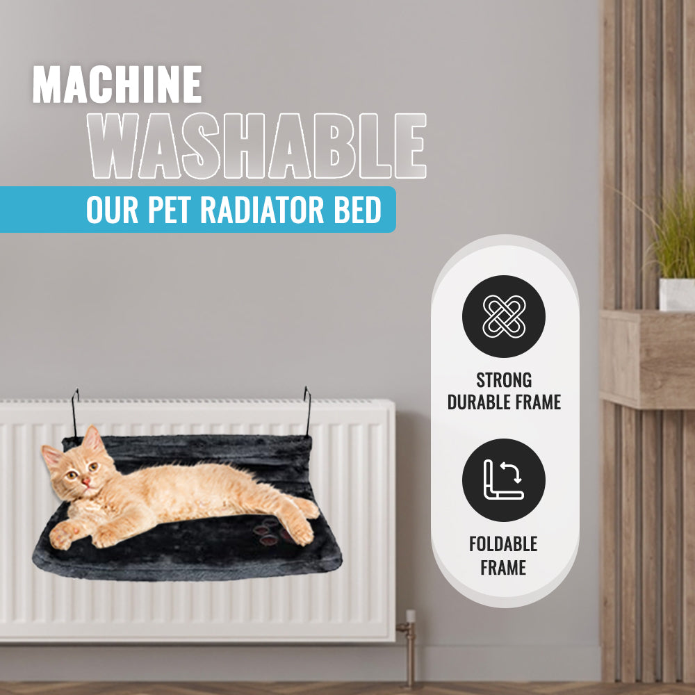 Black Radiator Bed for Cats