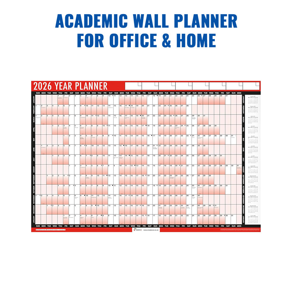 2026 Year A1 Stratified Wall Calendar