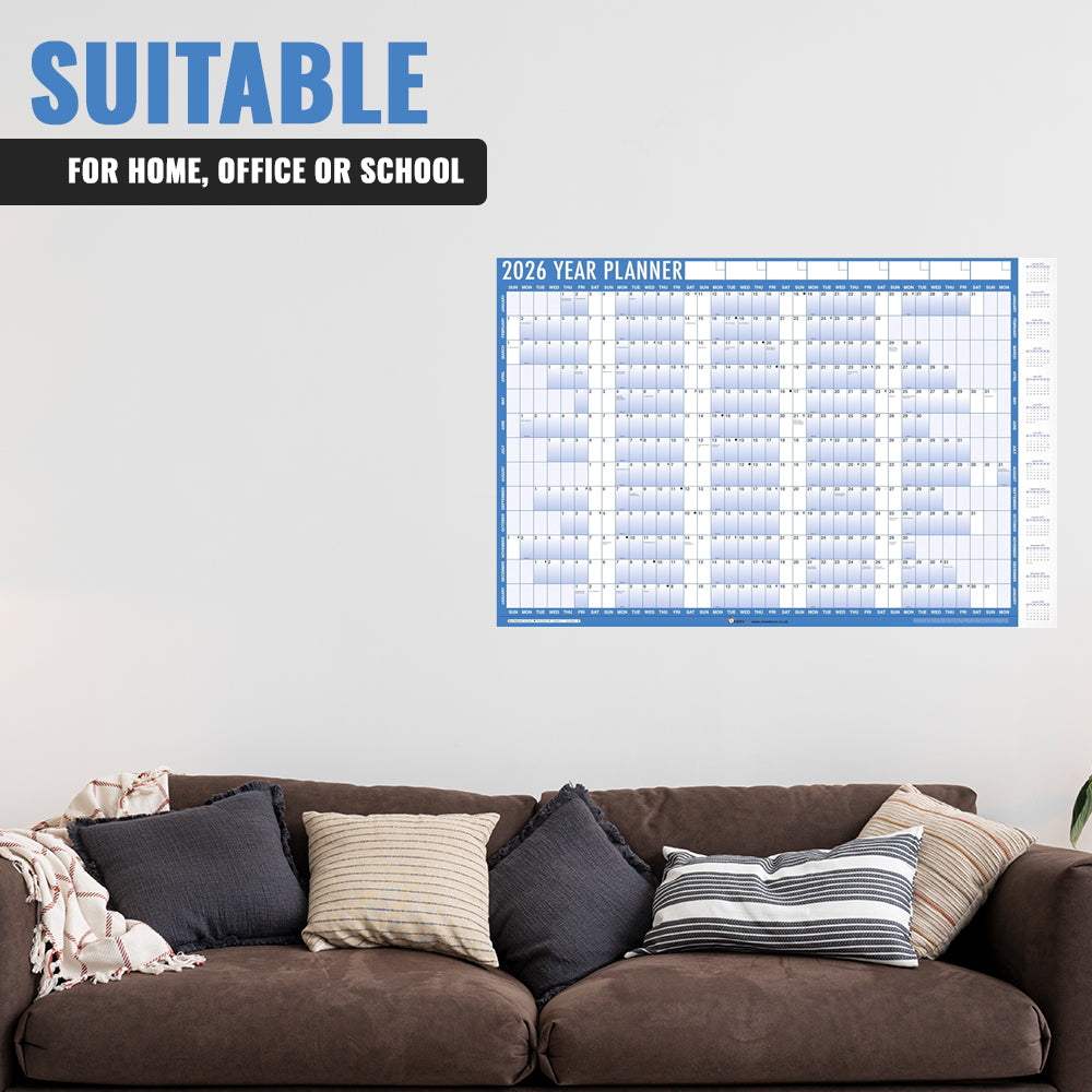 2026 Year Wall Planner A1 Large