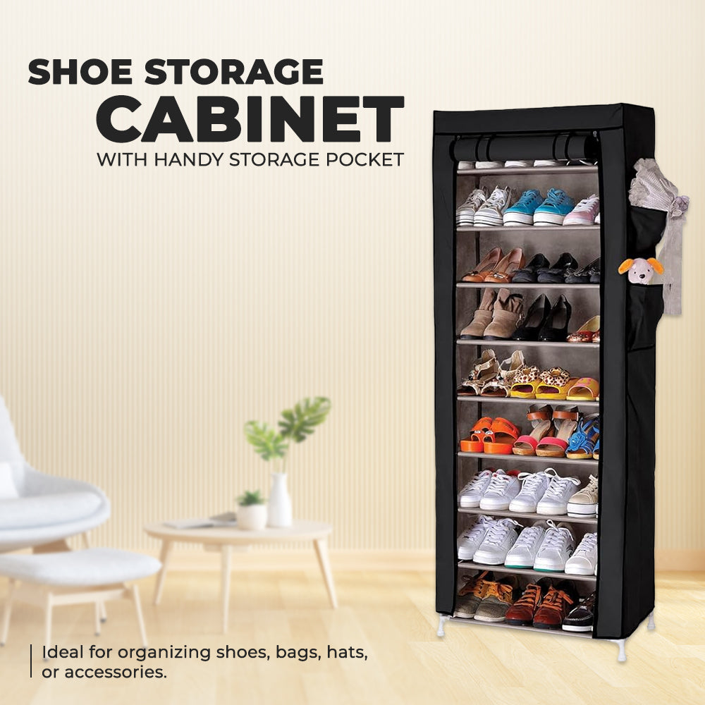 6-Tier Non - Woven Shoe Rack