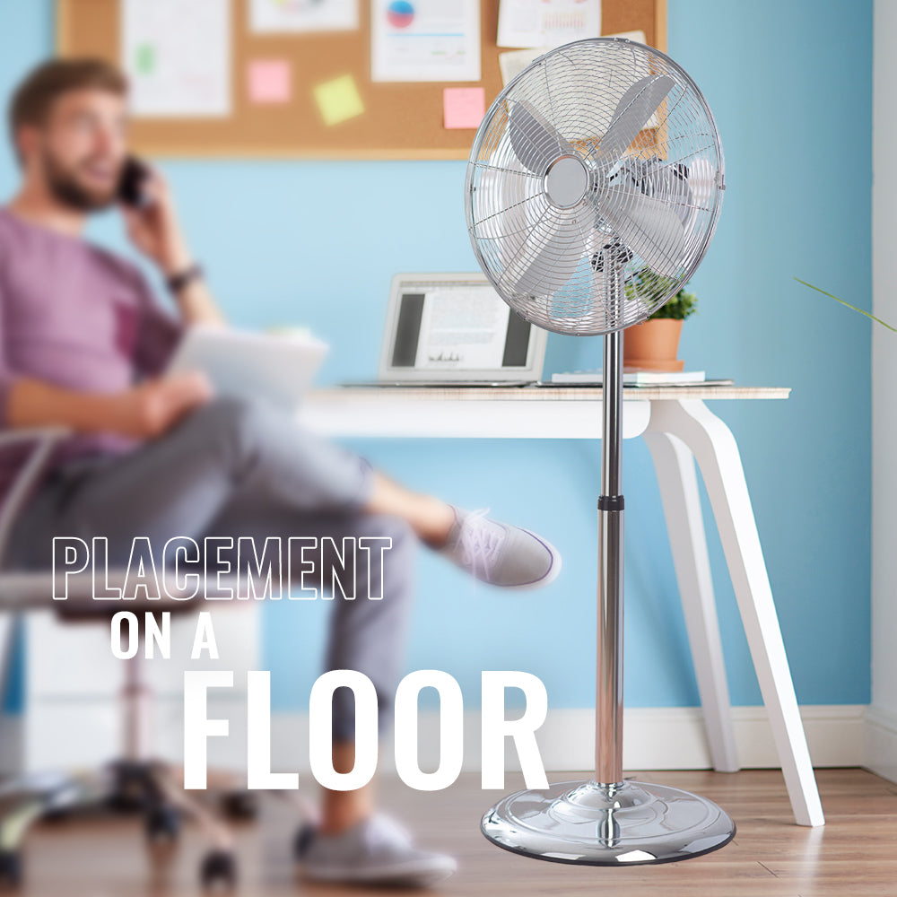 Chrome Pedestal Fan