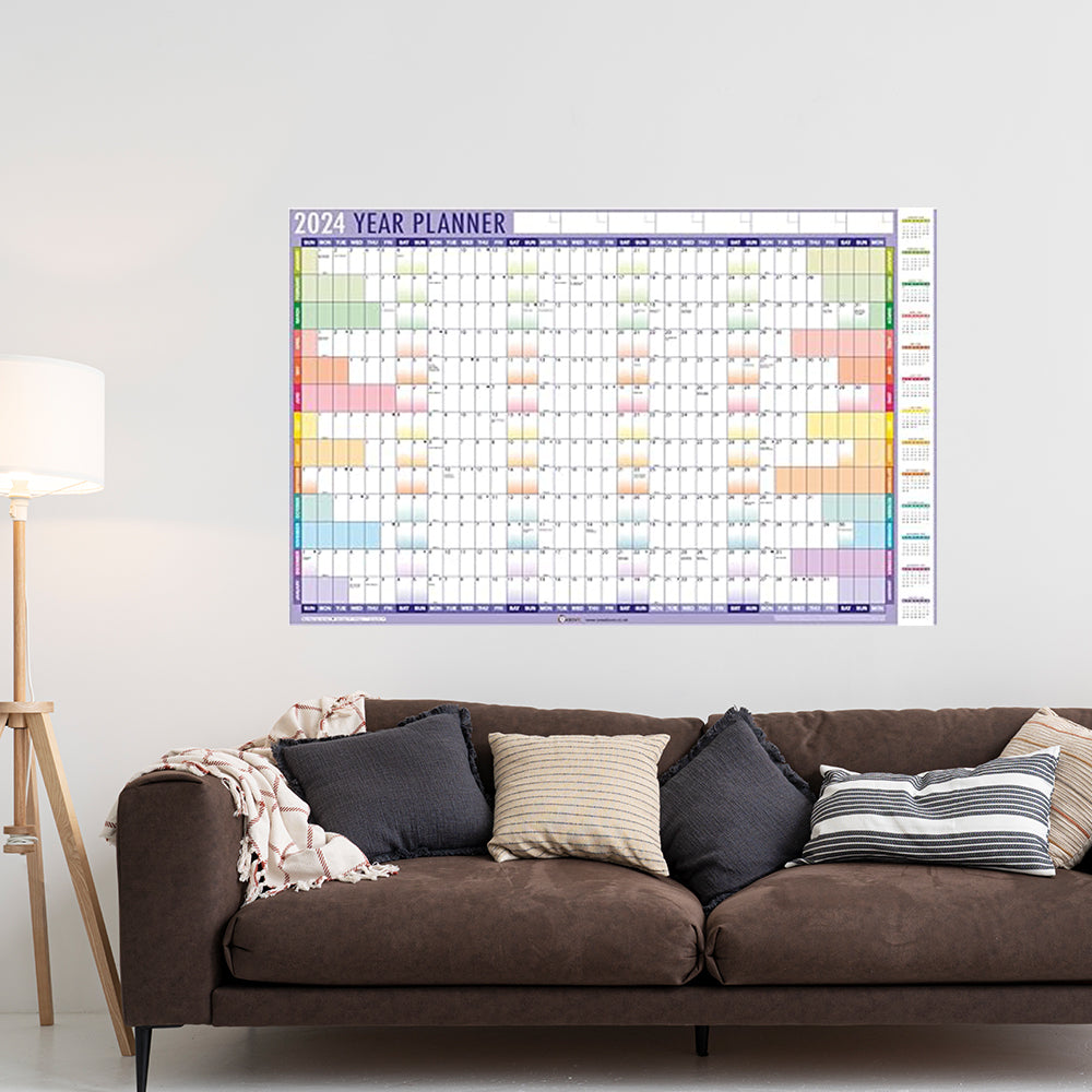 A1 Laminated Wall Calendar