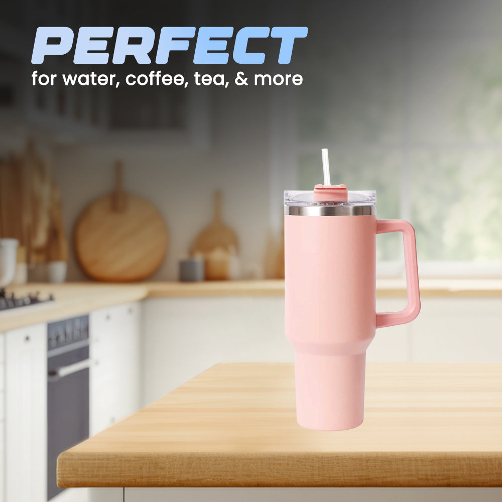 Pink Stainless Steel Insulated Bottle