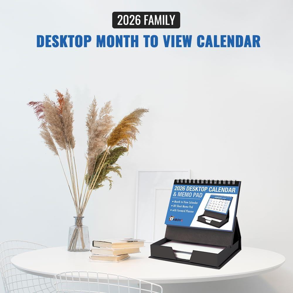 2026 Desktop Month to View Calendar