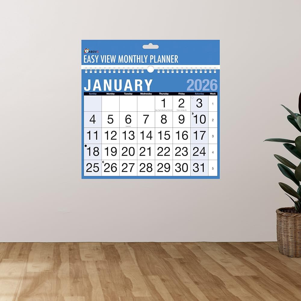 2026 Easy View Calendar