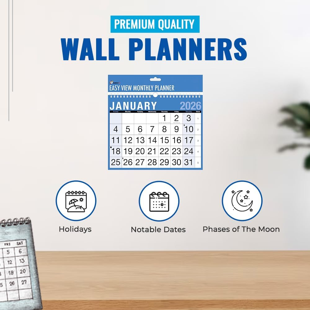 2026 Easy View Calendar