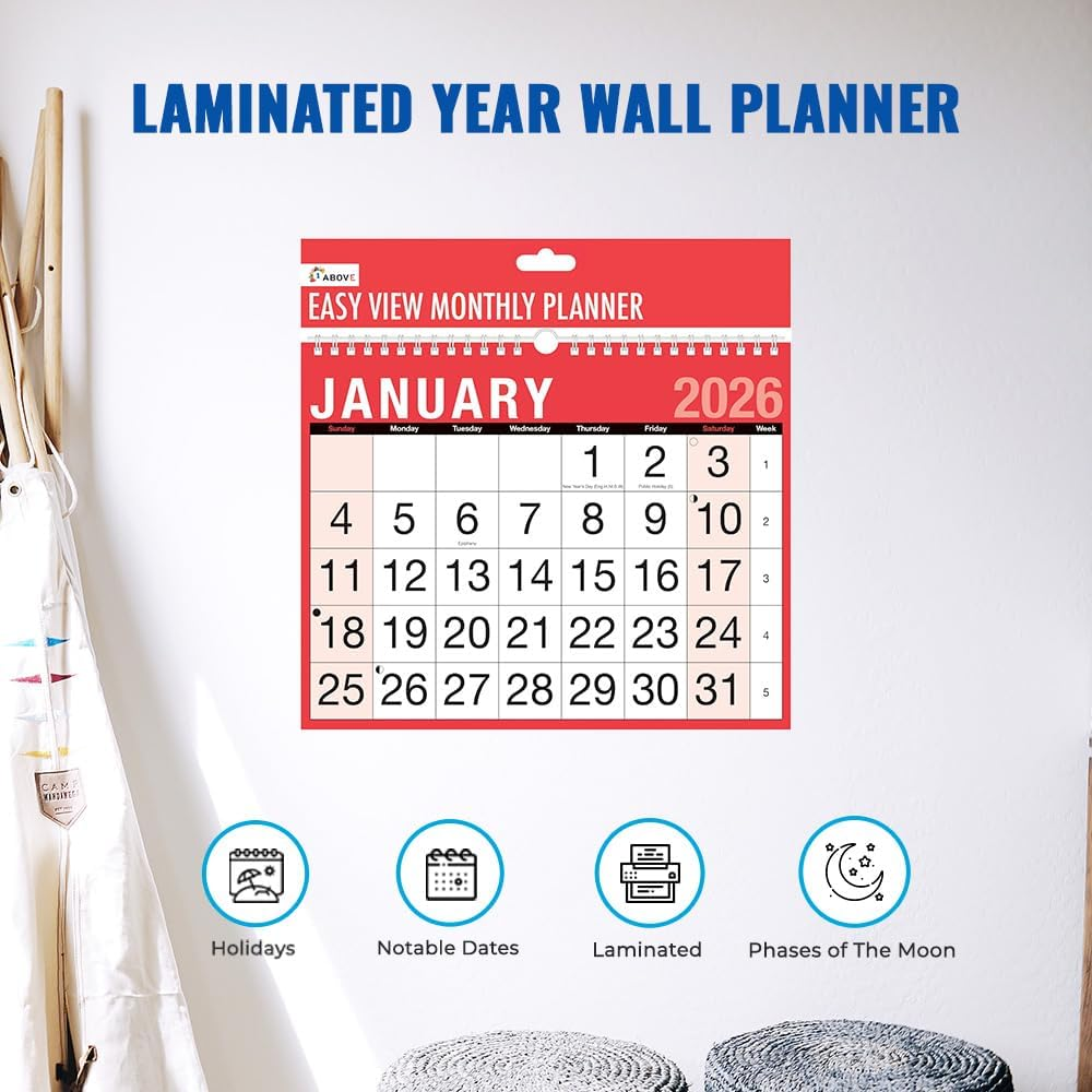 2026 Easy View Calendar