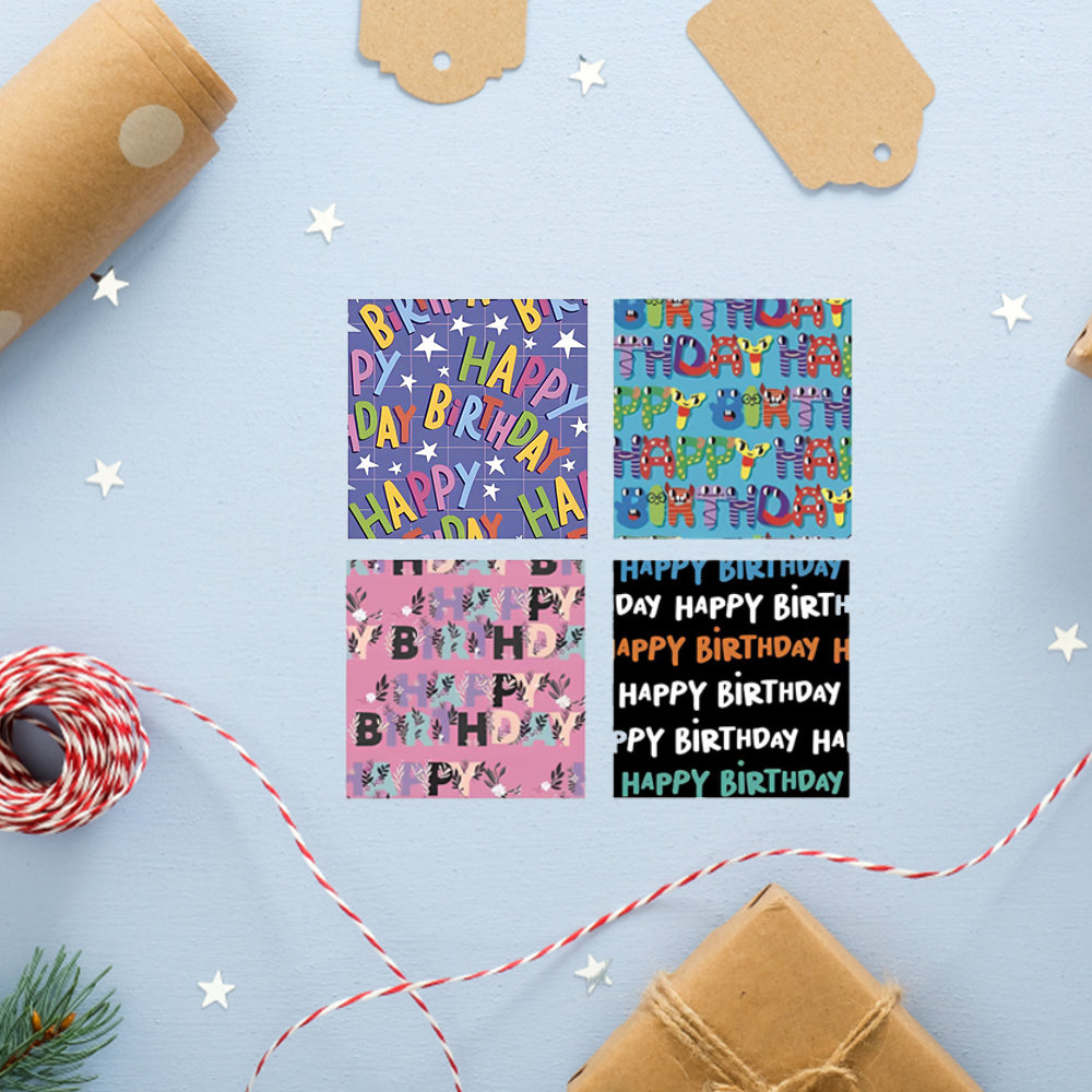 Birthday Gift Wrapping Paper Roll