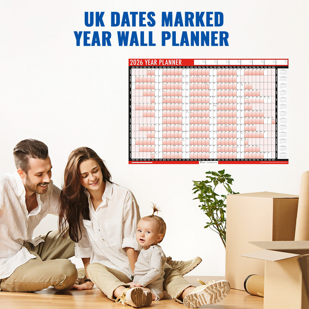 2026 Year A1 Stratified Wall Calendar