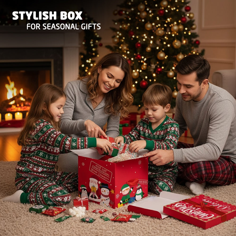 Christmas Eve Kraft Gift Box