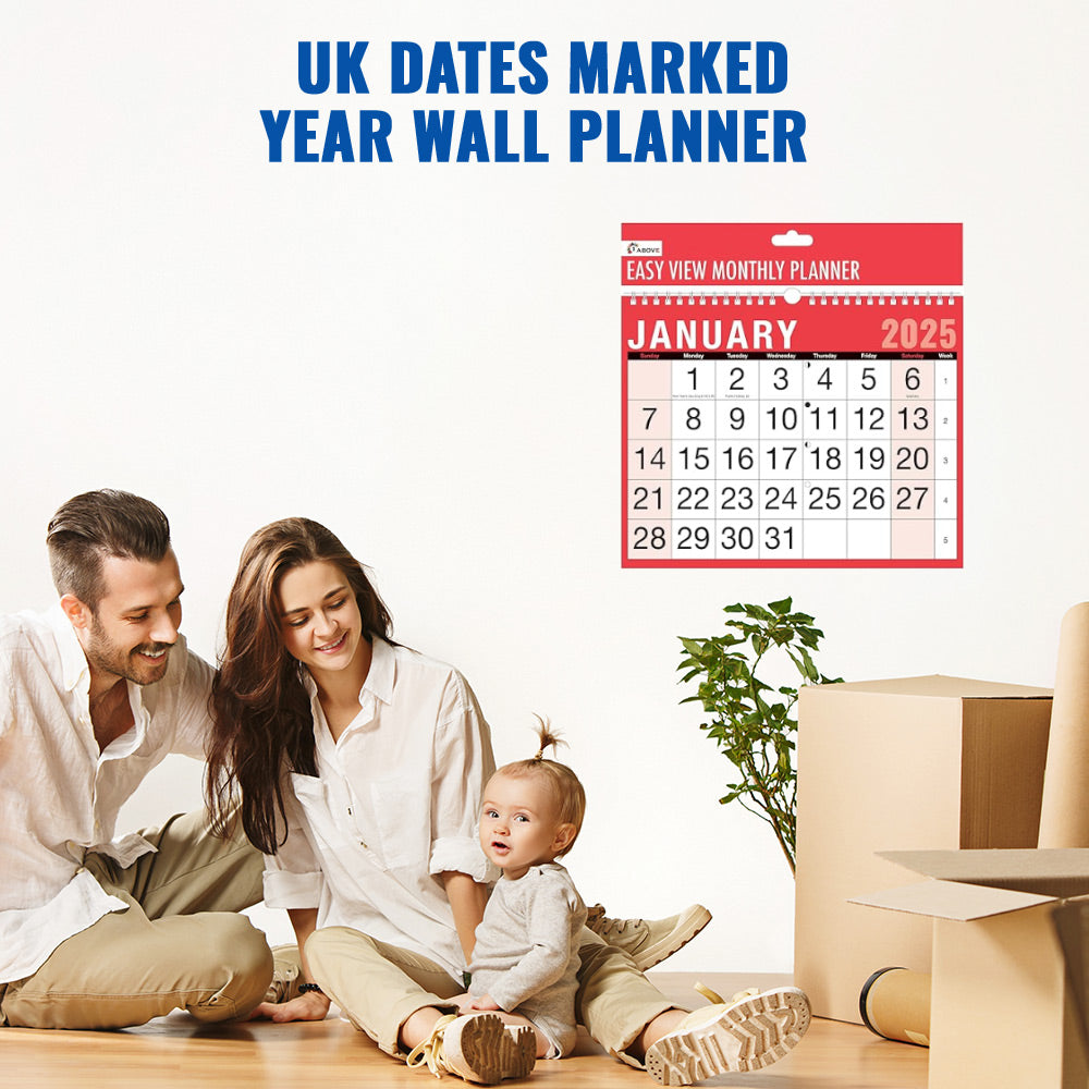 2025 Easy View Calendar