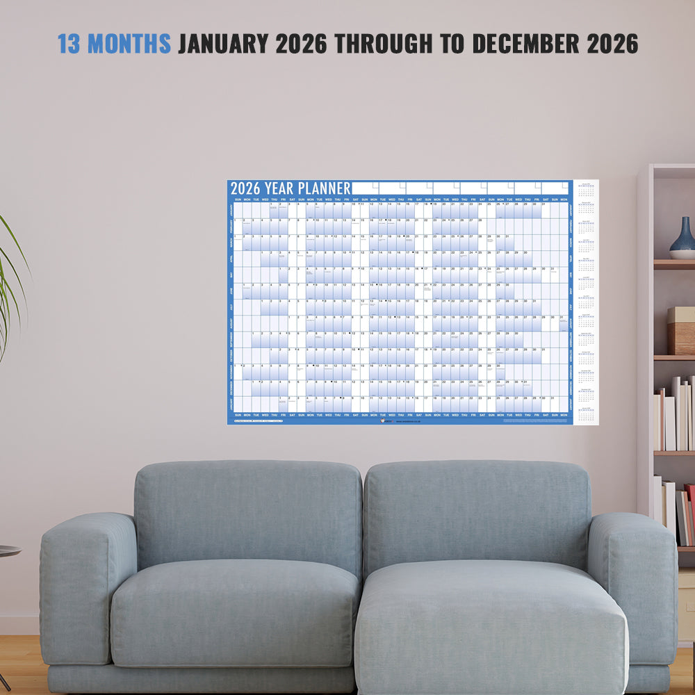 2026 Year Wall Planner A1 Large