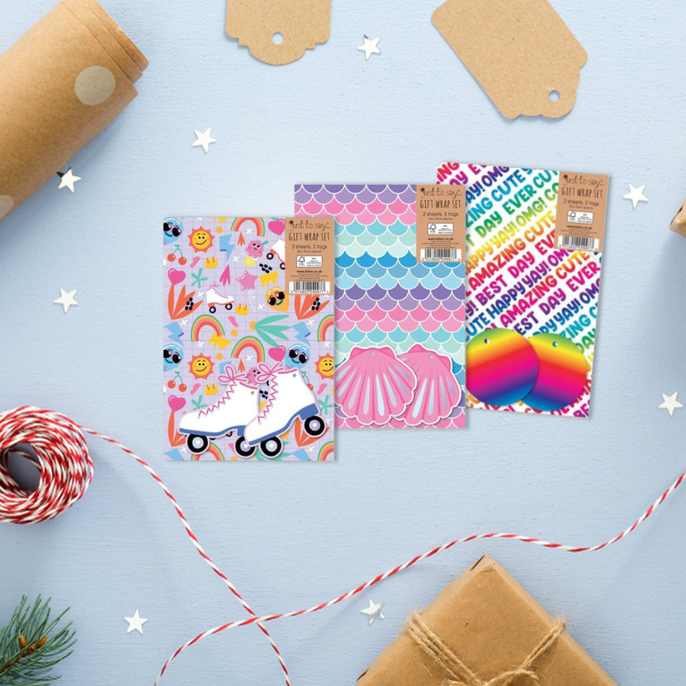 Birthday Wrapping Paper - For Girls