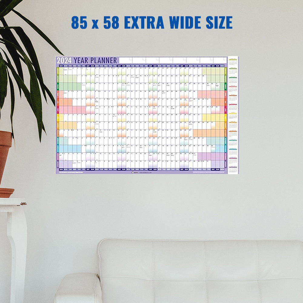 A1 Laminated Wall Calendar
