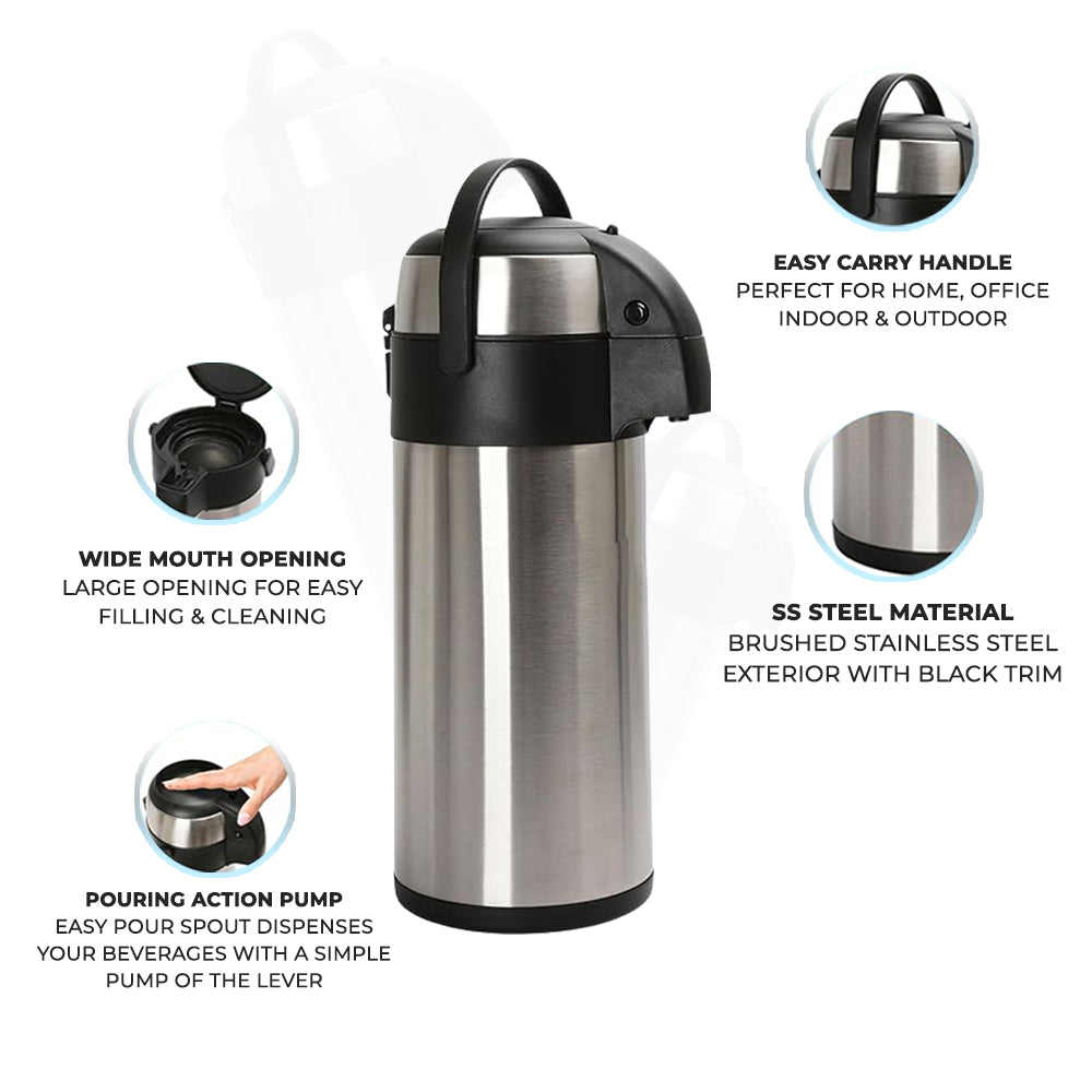 3L Airport Vacuum Thermos Jug