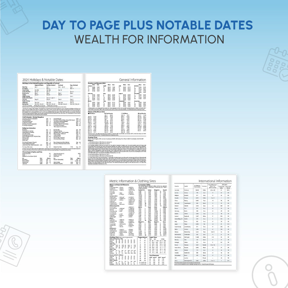 A4 Day to Page Diary 