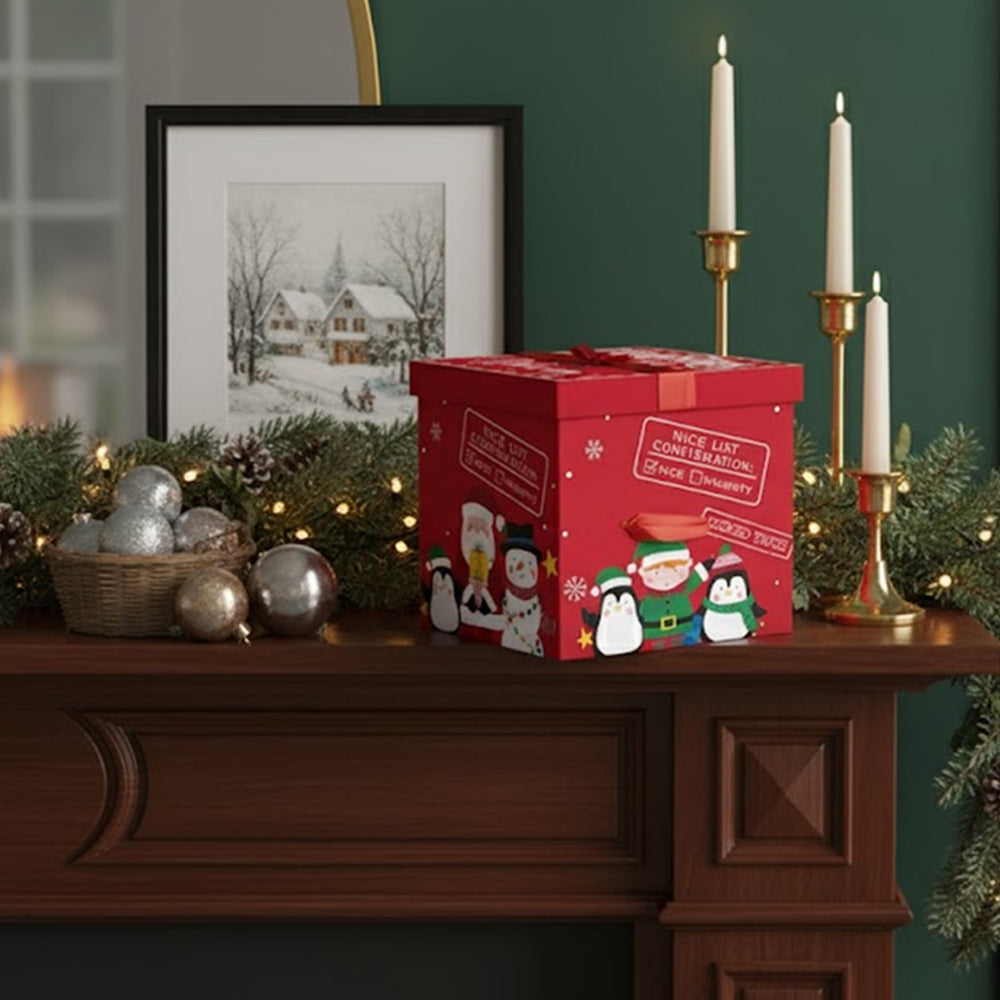 Christmas Eve Kraft Gift Box