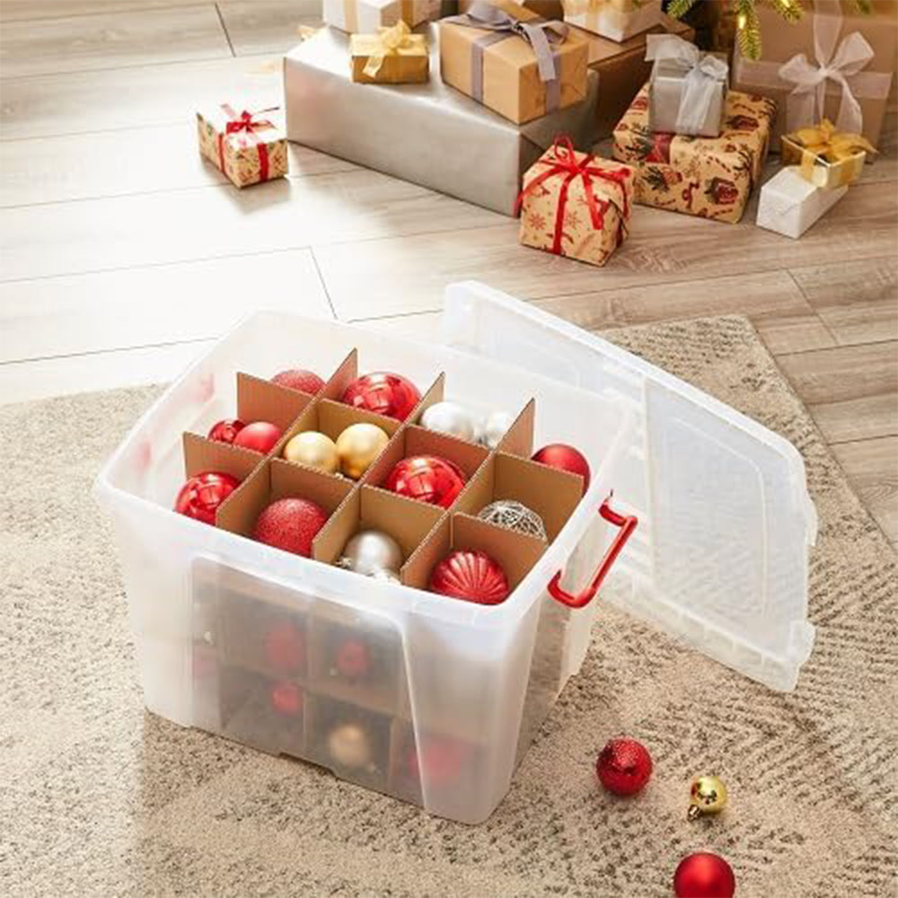 Christmas Bauble Storage Box with 36 Dividers