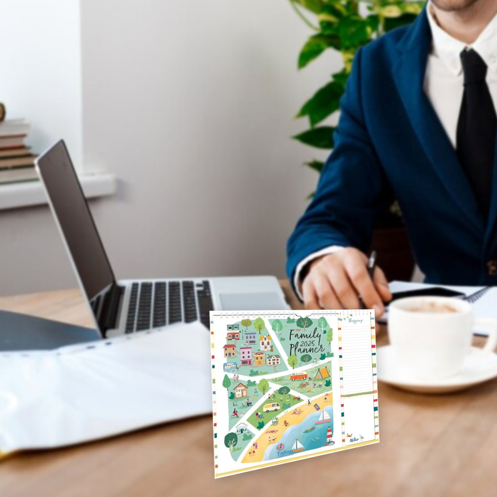 2025 Family Planner - Town Pattern
