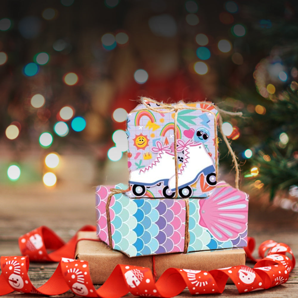 Birthday Wrapping Paper - For Girls