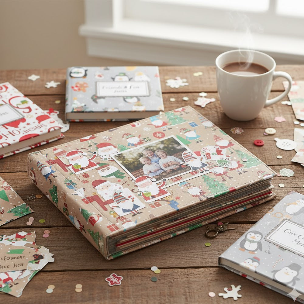 Cute Christmas Character Gift Wrapping Paper Roll