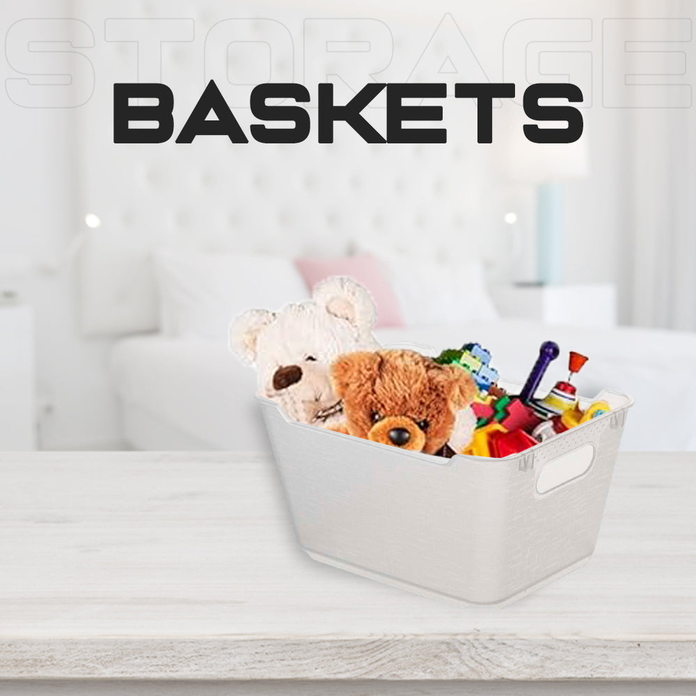 Plastic Studio Storage Baskets