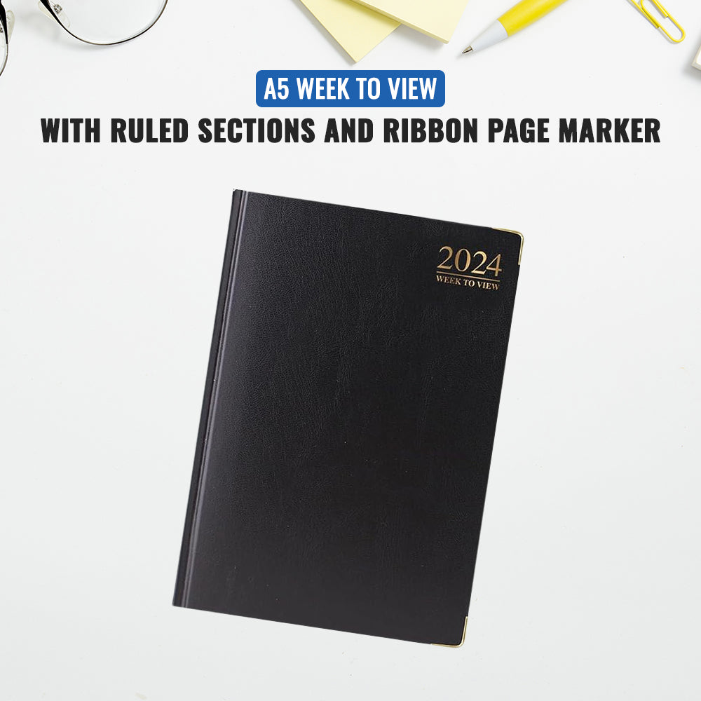 A5 Week to View Diary 2024