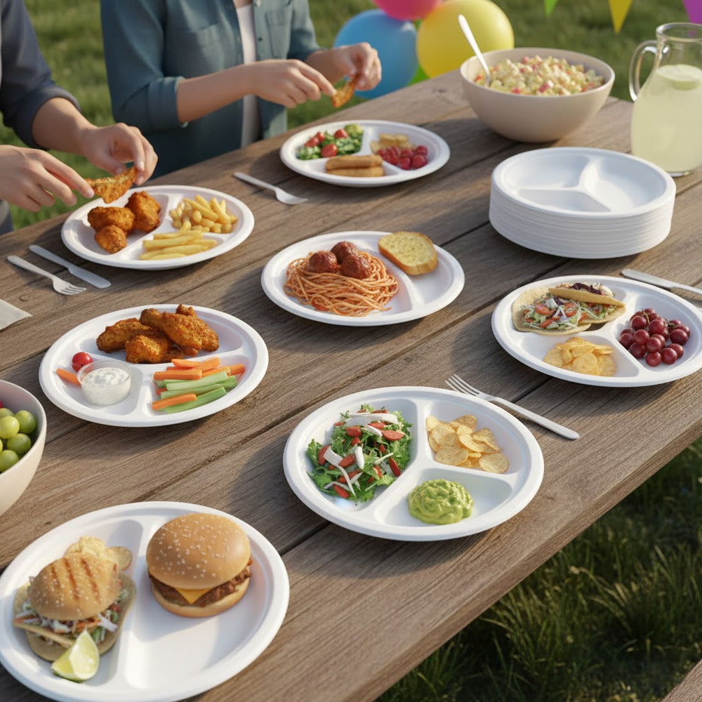 Disposable Bagasse Plates