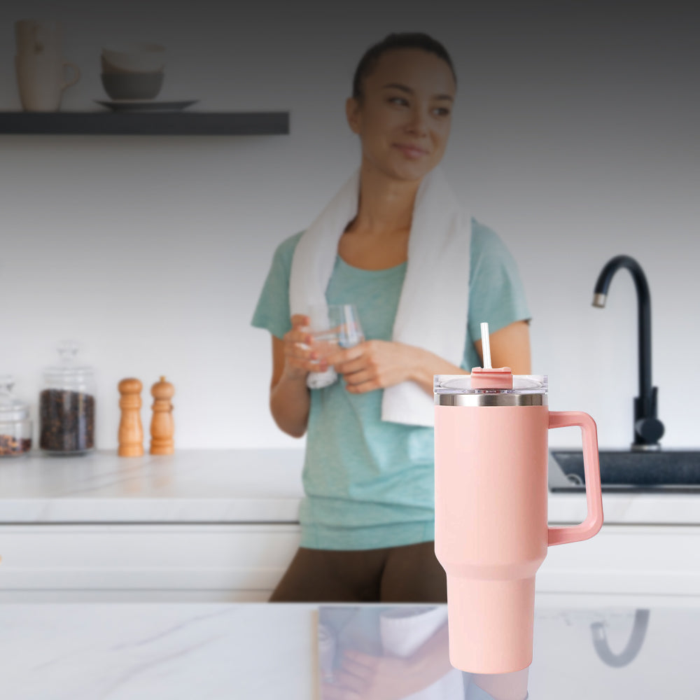 Pink Stainless Steel Insulated Bottle