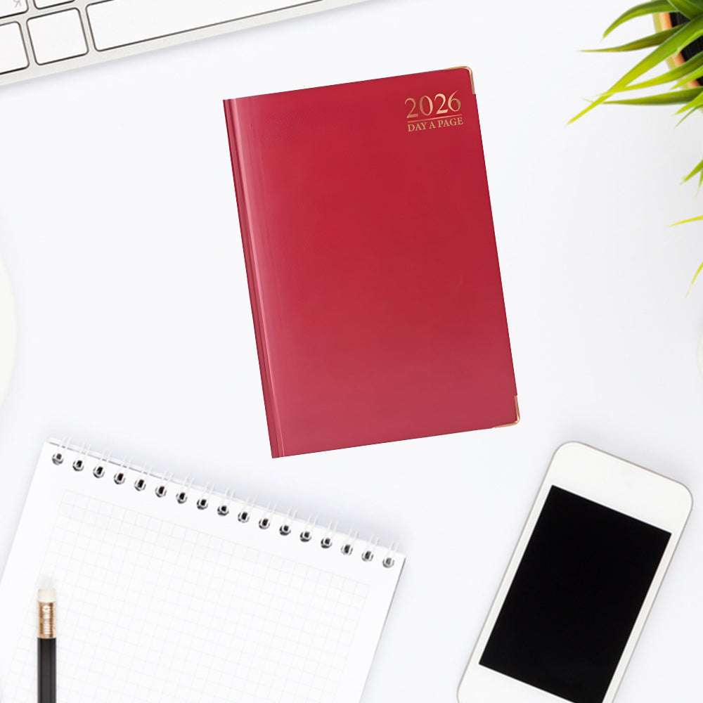 2026 Premium Quality A6 Day to Page Diary