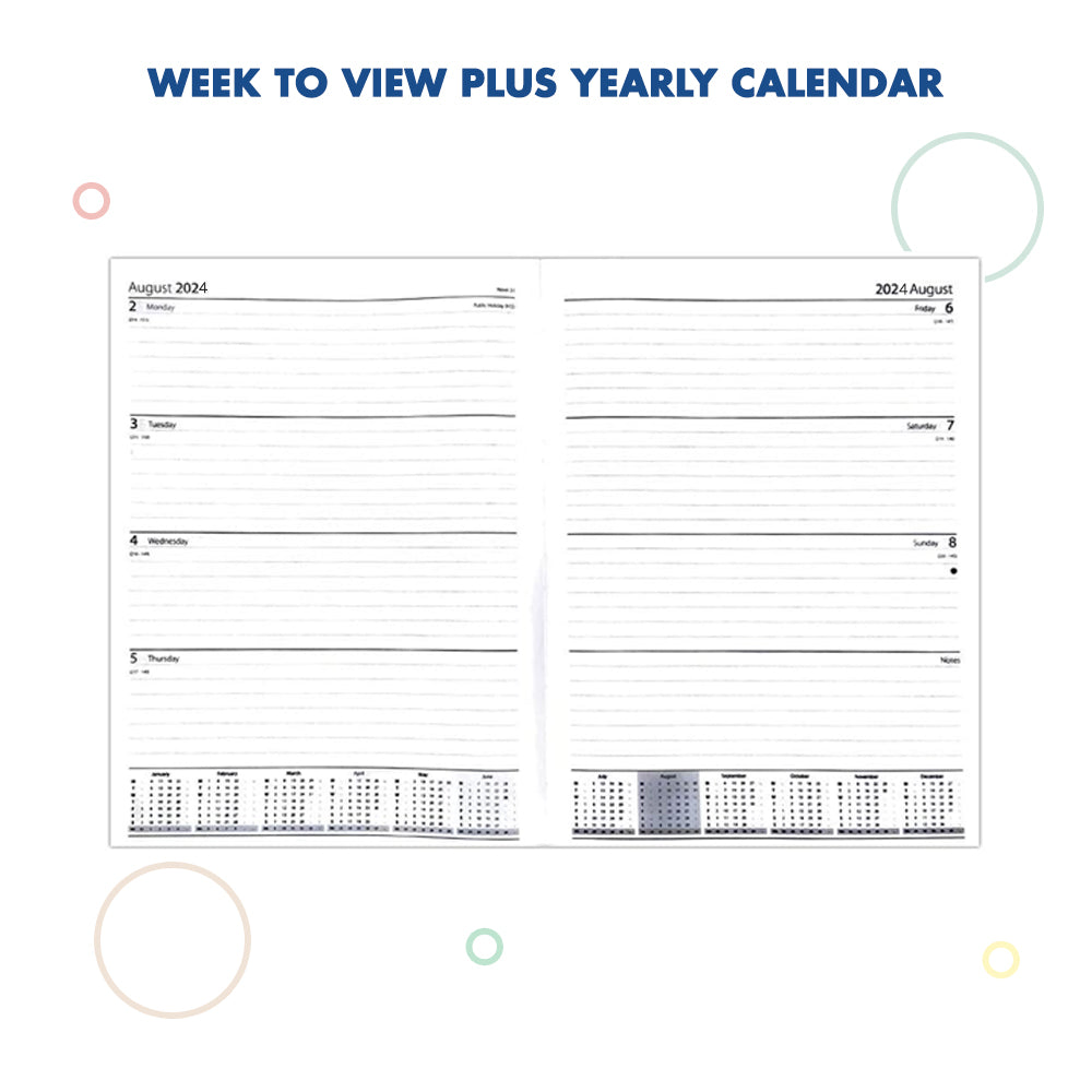 A4 Week to View Diary