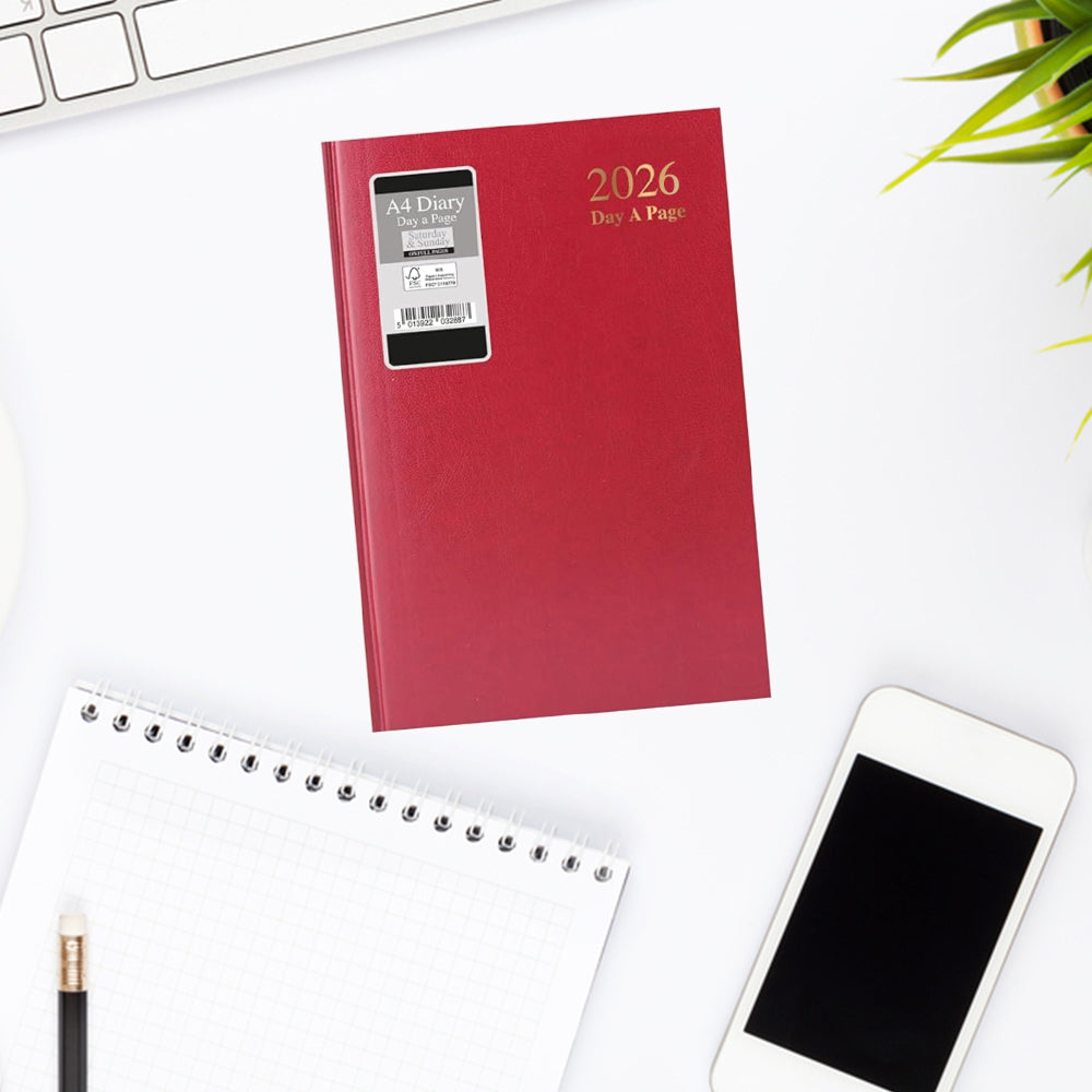 2026 A4 Day-to-Page Diary