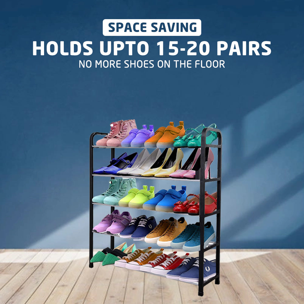 5 Tier Shoe Rack Space Solving Solution