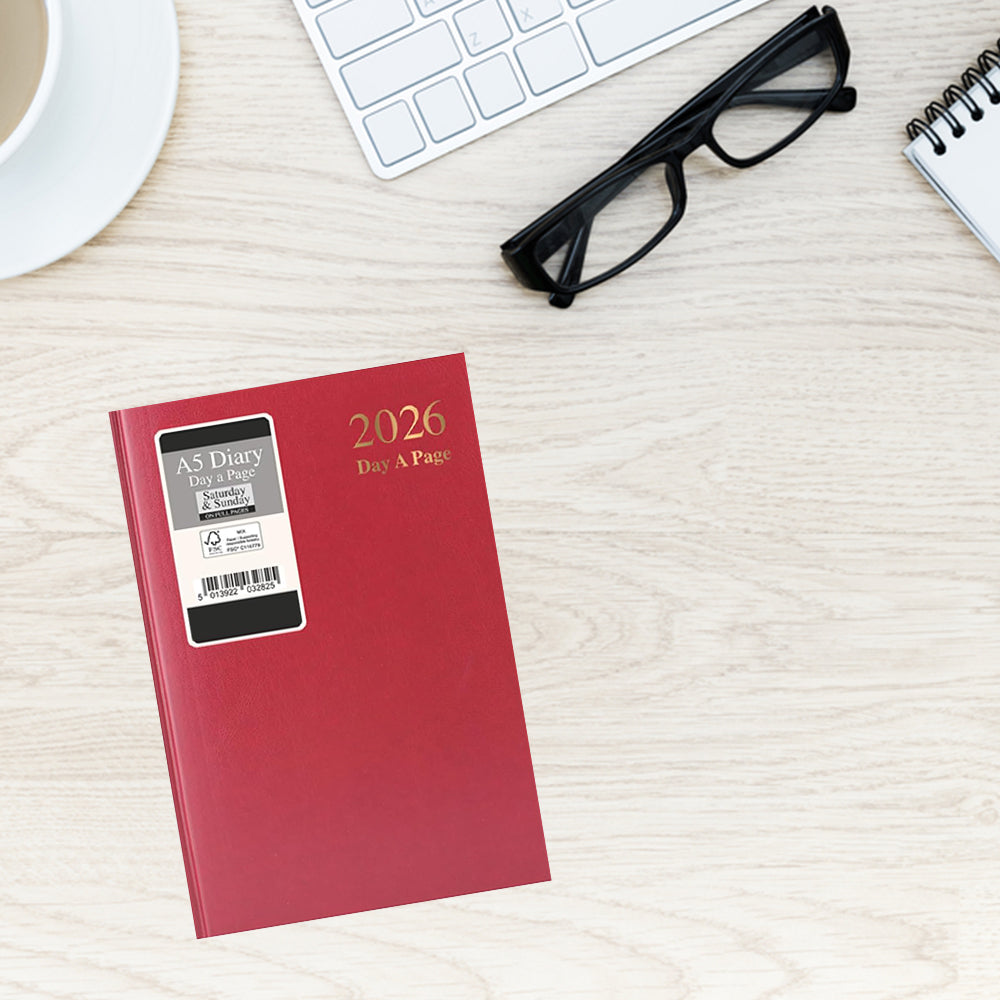2026 A5 Day-to-Page Diary