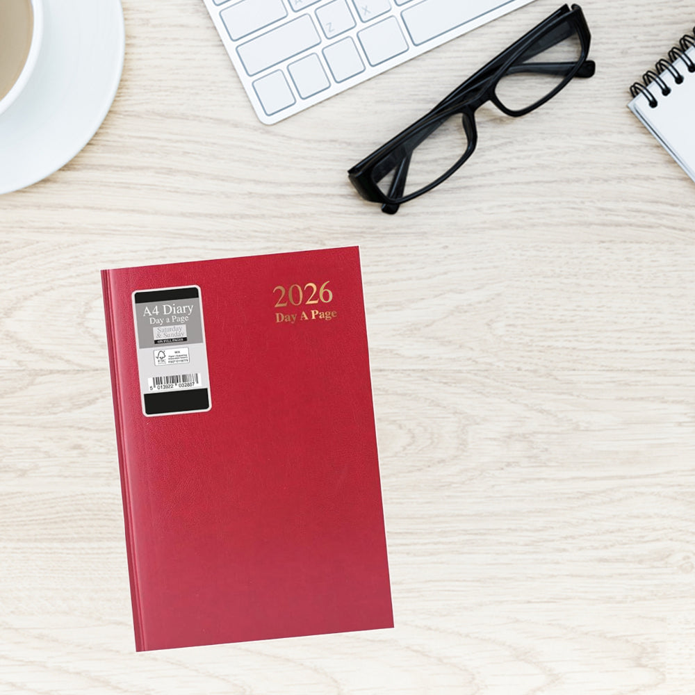2026 A4 Day-to-Page Diary